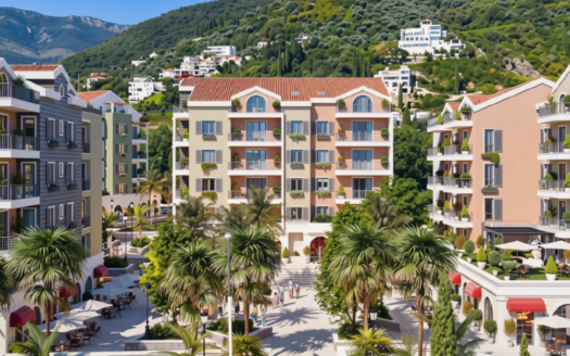 Jednosoban stan u novom stambeno poslovnom kompleksu u izgradnji – Donja Lastva, Tivat