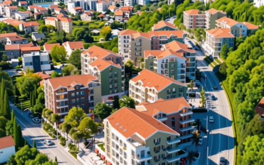 Two-bedroom apartment in a modern residential and commercial complex, Donja Lastva, Tivat