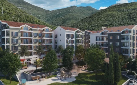Jednosoban stan u novom stambeno poslovnom kompleksu u izgradnji – Donja Lastva, Tivat