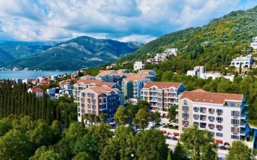 Apartments in a new residential complex under construction, Donja Lastva, Tivat