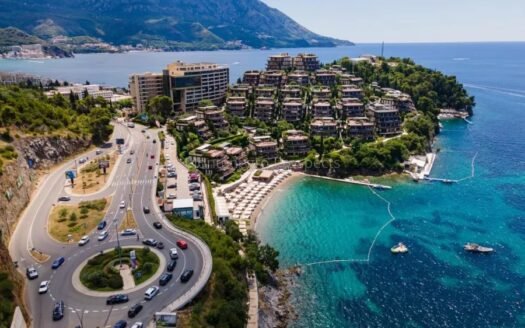 Dvosoban luksuzan apartman u kompleksu Dukley Gardens,Zavala, Budva
